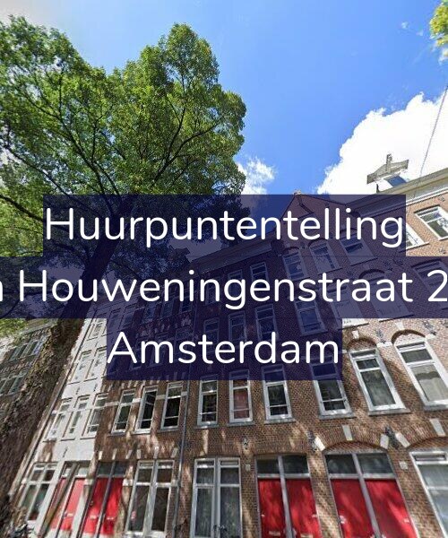 Foto gevel Huurpuntentelling voor Van Houweningenstraat 22-3, Amsterdam