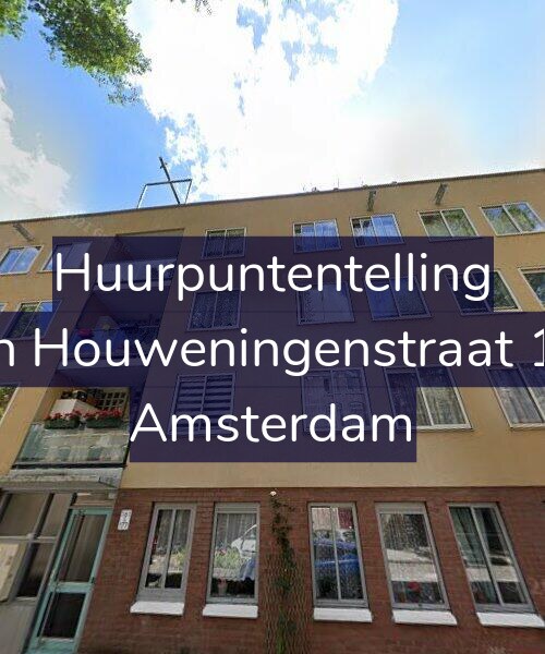 Foto gevel Huurpuntentelling voor Van Houweningenstraat 177, Amsterdam