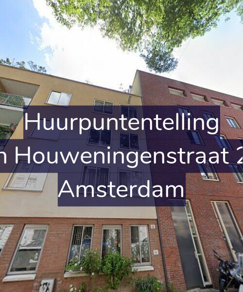Foto gevel Huurpuntentelling voor Van Houweningenstraat 219, Amsterdam
