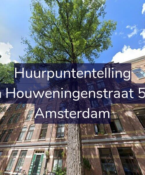 Foto gevel Huurpuntentelling voor Van Houweningenstraat 52-2, Amsterdam