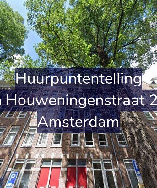 Foto gevel Huurpuntentelling voor Van Houweningenstraat 24-2, Amsterdam