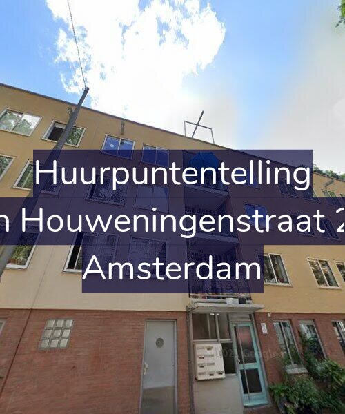 Foto gevel Huurpuntentelling voor Van Houweningenstraat 207, Amsterdam