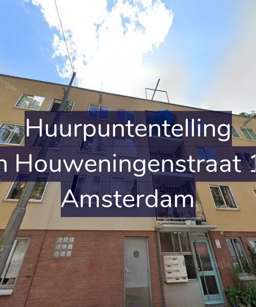 Foto gevel Huurpuntentelling voor Van Houweningenstraat 197, Amsterdam