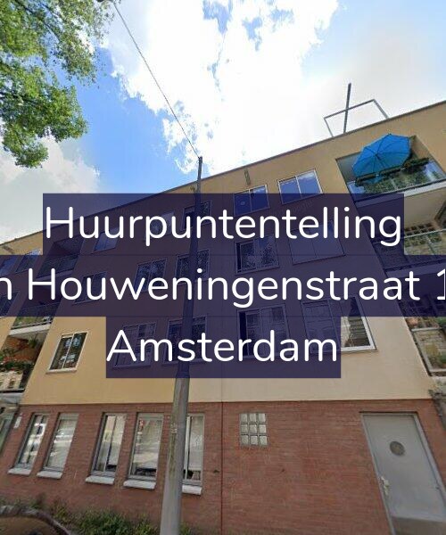Foto gevel Huurpuntentelling voor Van Houweningenstraat 179, Amsterdam