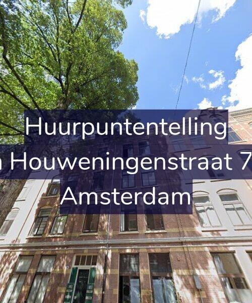 Foto gevel Huurpuntentelling voor Van Houweningenstraat 72-3, Amsterdam