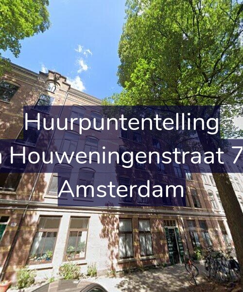 Foto gevel Huurpuntentelling voor Van Houweningenstraat 74-1, Amsterdam