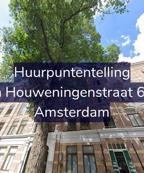 Foto gevel Huurpuntentelling voor Van Houweningenstraat 62-3, Amsterdam