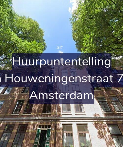 Foto gevel Huurpuntentelling voor Van Houweningenstraat 76-3, Amsterdam