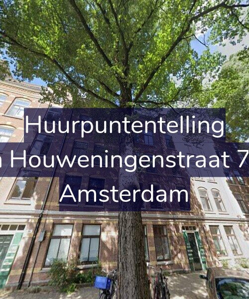 Foto gevel Huurpuntentelling voor Van Houweningenstraat 78-1, Amsterdam