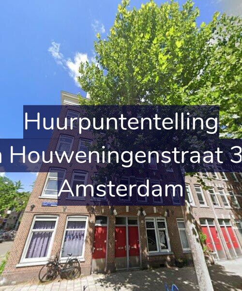 Foto gevel Huurpuntentelling voor Van Houweningenstraat 36-1, Amsterdam