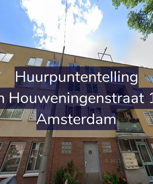 Foto gevel Huurpuntentelling voor Van Houweningenstraat 163, Amsterdam