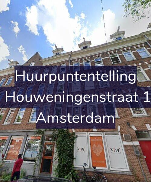 Foto gevel Huurpuntentelling voor Van Houweningenstraat 1-A2, Amsterdam