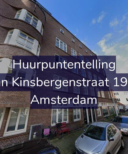 Foto gevel Huurpuntentelling voor Van Kinsbergenstraat 19-H, Amsterdam