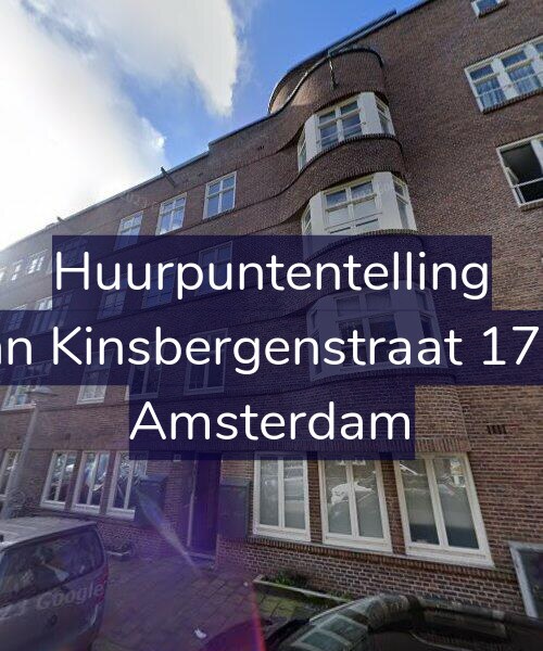 Foto gevel Huurpuntentelling voor Van Kinsbergenstraat 17-H, Amsterdam