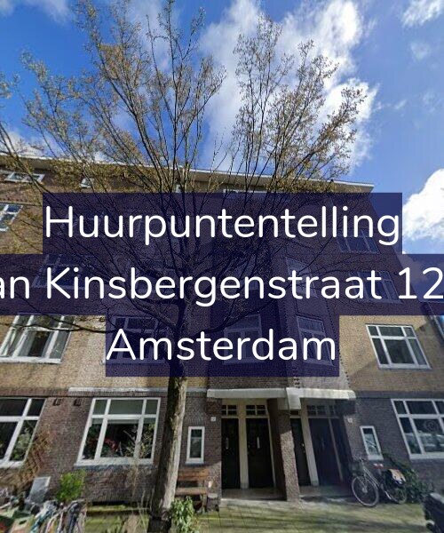 Foto gevel Huurpuntentelling voor Van Kinsbergenstraat 12-1, Amsterdam
