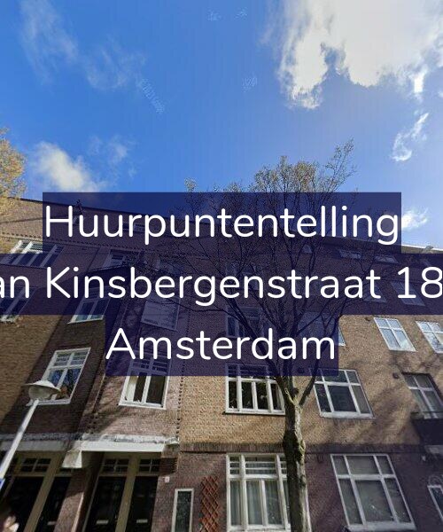 Foto gevel Huurpuntentelling voor Van Kinsbergenstraat 18-3, Amsterdam