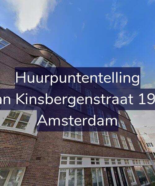 Foto gevel Huurpuntentelling voor Van Kinsbergenstraat 19-3, Amsterdam
