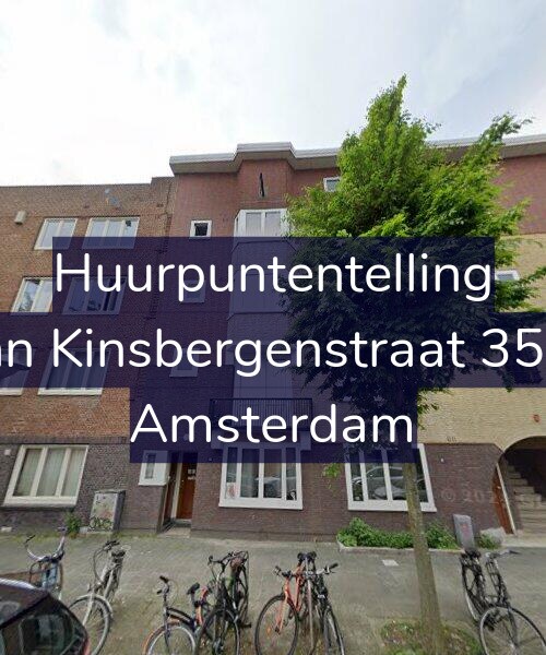 Foto gevel Huurpuntentelling voor Van Kinsbergenstraat 35-H, Amsterdam