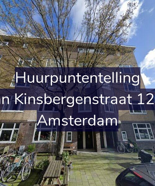 Foto gevel Huurpuntentelling voor Van Kinsbergenstraat 12-H, Amsterdam
