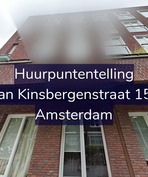 Foto gevel Huurpuntentelling voor Van Kinsbergenstraat 156, Amsterdam