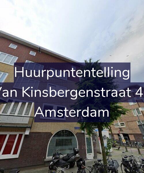 Foto gevel Huurpuntentelling voor Van Kinsbergenstraat 41, Amsterdam