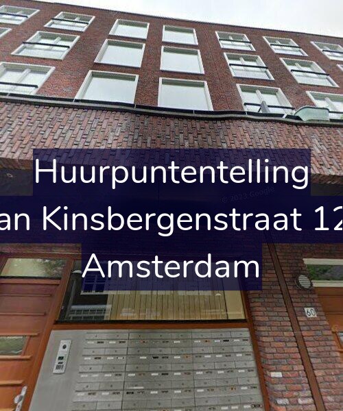 Foto gevel Huurpuntentelling voor Van Kinsbergenstraat 124, Amsterdam