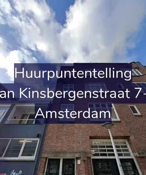 Foto gevel Huurpuntentelling voor Van Kinsbergenstraat 7-2, Amsterdam