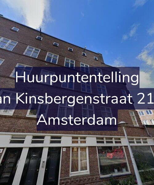 Foto gevel Huurpuntentelling voor Van Kinsbergenstraat 21-1, Amsterdam