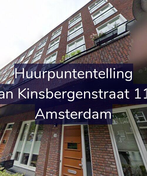 Foto gevel Huurpuntentelling voor Van Kinsbergenstraat 110, Amsterdam
