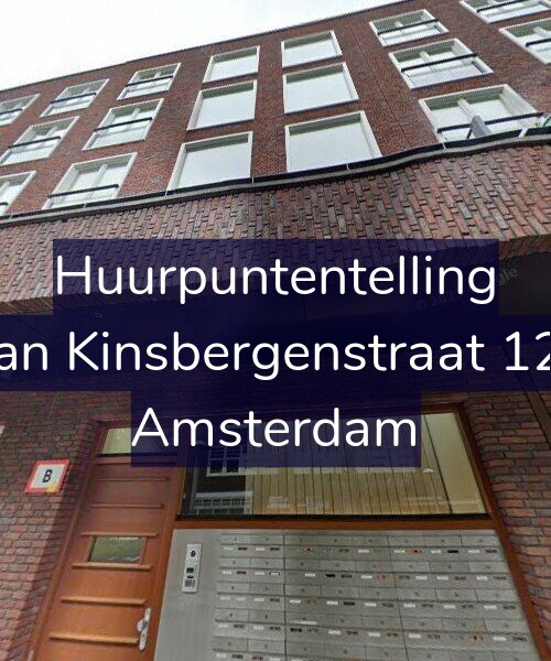 Foto gevel Huurpuntentelling voor Van Kinsbergenstraat 128, Amsterdam