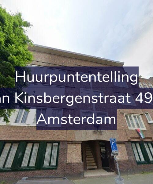 Foto gevel Huurpuntentelling voor Van Kinsbergenstraat 49-A, Amsterdam