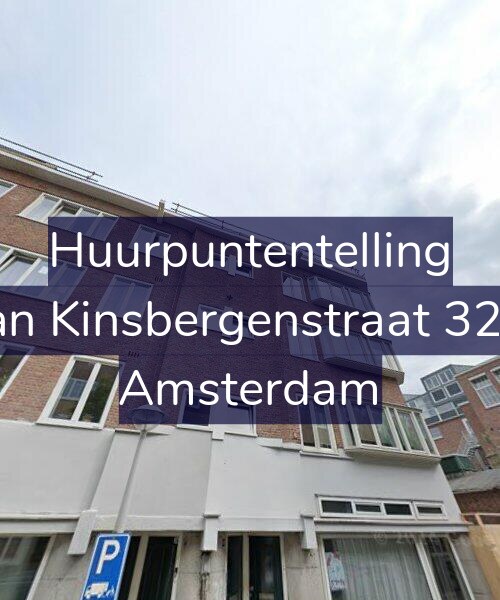 Foto gevel Huurpuntentelling voor Van Kinsbergenstraat 32-2, Amsterdam