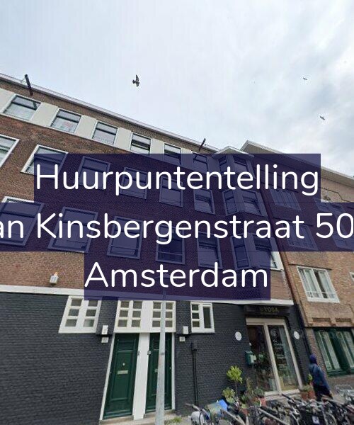 Foto gevel Huurpuntentelling voor Van Kinsbergenstraat 50-1, Amsterdam