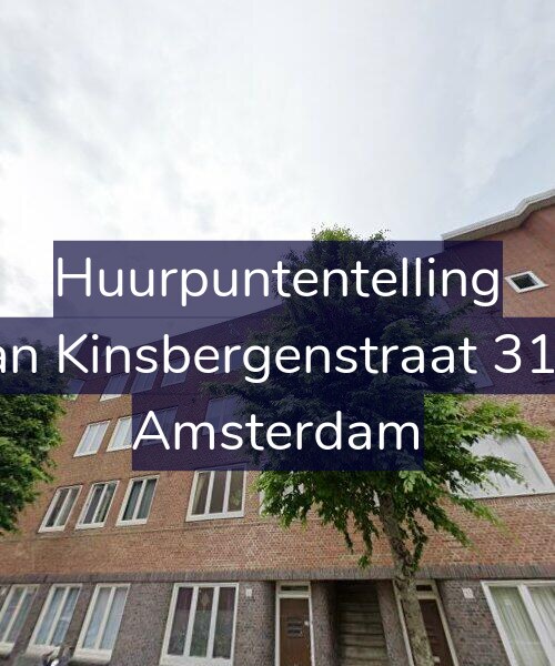 Foto gevel Huurpuntentelling voor Van Kinsbergenstraat 31-3, Amsterdam