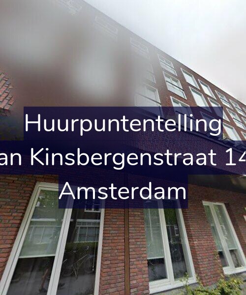 Foto gevel Huurpuntentelling voor Van Kinsbergenstraat 146, Amsterdam