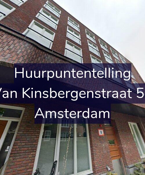 Foto gevel Huurpuntentelling voor Van Kinsbergenstraat 56, Amsterdam