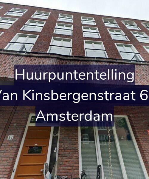 Foto gevel Huurpuntentelling voor Van Kinsbergenstraat 68, Amsterdam