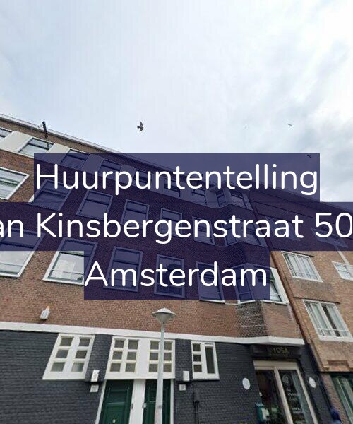Foto gevel Huurpuntentelling voor Van Kinsbergenstraat 50-3, Amsterdam