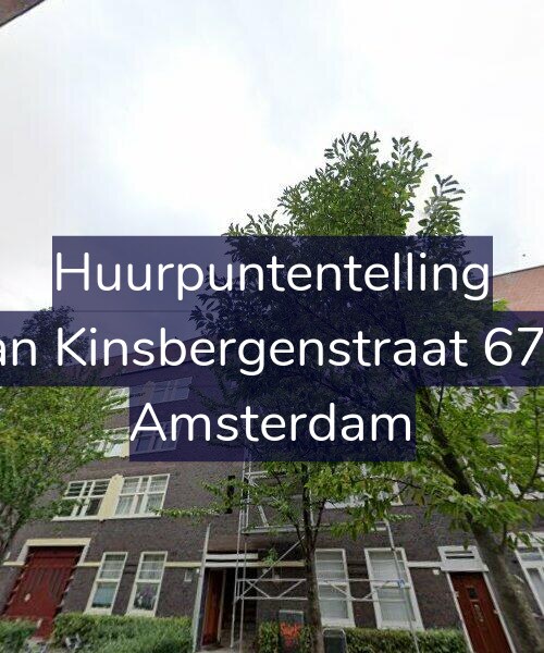 Foto gevel Huurpuntentelling voor Van Kinsbergenstraat 67-2, Amsterdam