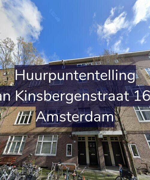 Foto gevel Huurpuntentelling voor Van Kinsbergenstraat 16-1, Amsterdam