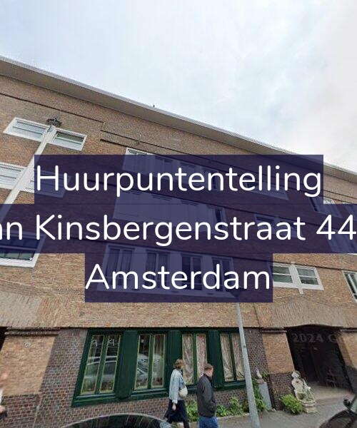 Foto gevel Huurpuntentelling voor Van Kinsbergenstraat 44-C, Amsterdam