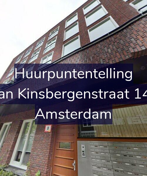 Foto gevel Huurpuntentelling voor Van Kinsbergenstraat 142, Amsterdam