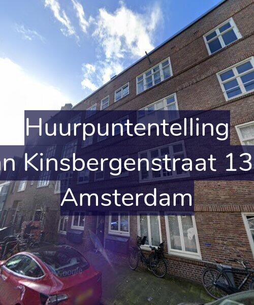 Foto gevel Huurpuntentelling voor Van Kinsbergenstraat 13-H, Amsterdam