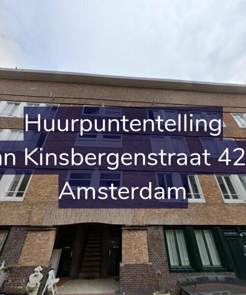 Foto gevel Huurpuntentelling voor Van Kinsbergenstraat 42-B, Amsterdam