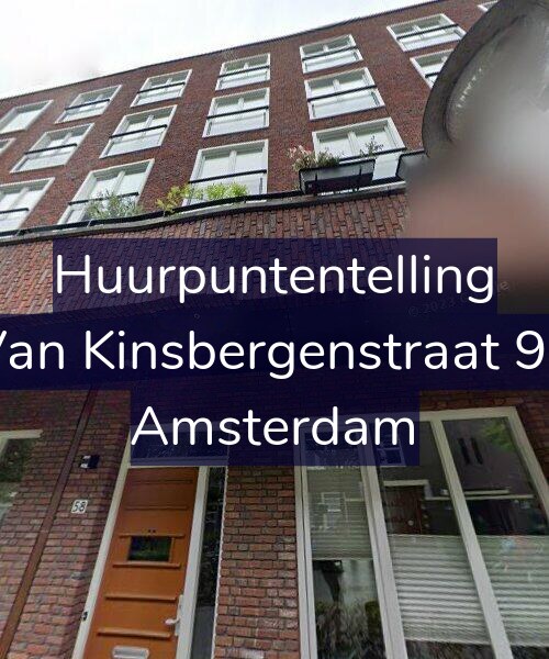 Foto gevel Huurpuntentelling voor Van Kinsbergenstraat 98, Amsterdam