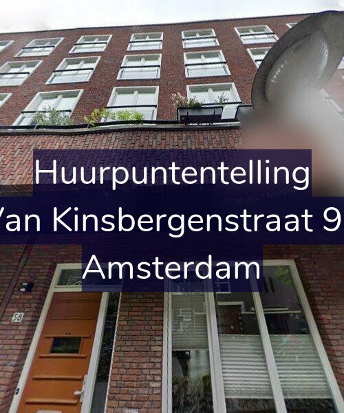 Foto gevel Huurpuntentelling voor Van Kinsbergenstraat 96, Amsterdam