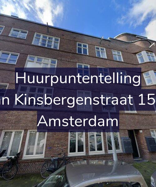 Foto gevel Huurpuntentelling voor Van Kinsbergenstraat 15-H, Amsterdam