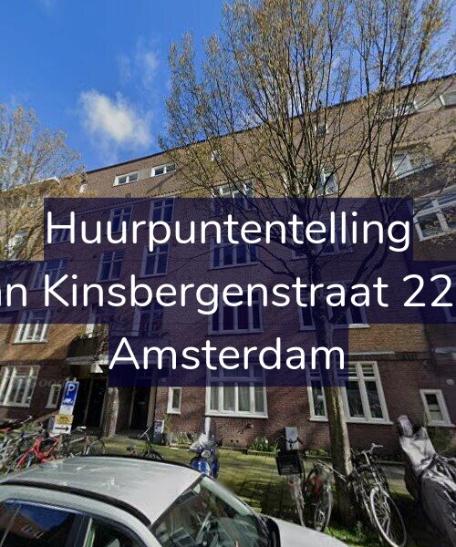 Foto gevel Huurpuntentelling voor Van Kinsbergenstraat 22-H, Amsterdam