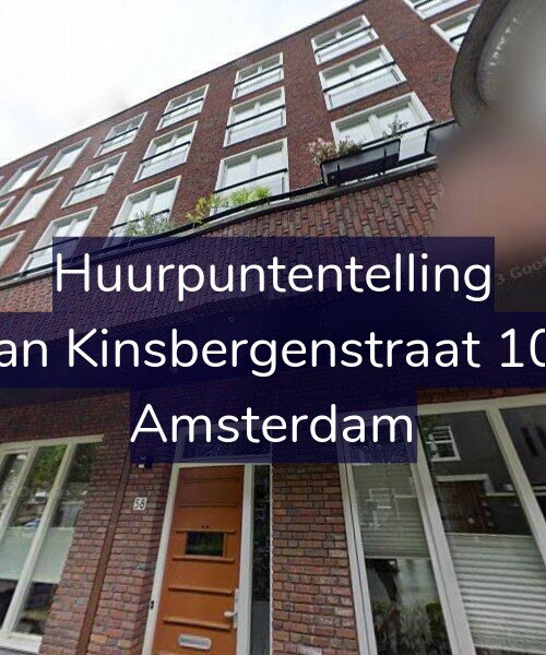 Foto gevel Huurpuntentelling voor Van Kinsbergenstraat 106, Amsterdam