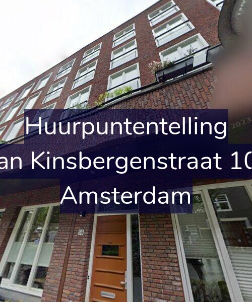 Foto gevel Huurpuntentelling voor Van Kinsbergenstraat 108, Amsterdam